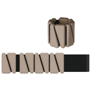 1 Lb and 2 Lb Silicone Velcro Adjustable Triangle Ankle and Wrist Weights for Women, Men and Kids