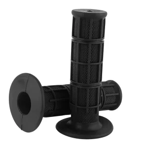1 Pair 22mm Black Universal Rubber Motorcycle Handlebar Grips for Dirt Bike Motocross