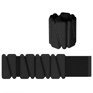 1 lb and 2 lb Silicone and Stainless Steel Adjustable Ankle and Wrist Weights with Velcro Closure