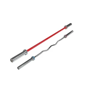 1.2m 1.8m 2.2m Steel Straight and Curved Barbell Unisex Whole Body Fitness Body Building Free Weights Tool Weight Lifting Tool