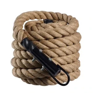 1.5 Inch Diameter Hemp Climbing Battle Rope with Mounting Hook