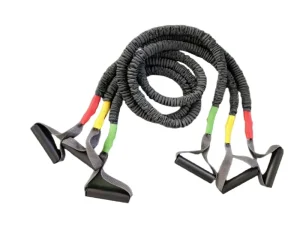 1.5 Meter Resistance Bands with Handles and Safe Sleeve for Strength Training
