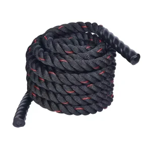 1.5 in x 50 ft Nylon Adjustable Battle Rope for Strength Training