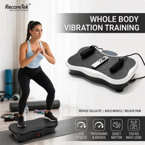 1.5HP Massage Vibration Plate Exercise Machine, CE RoHS, Mini Ultrathin Standing Board