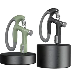10-100kg Adjustable Portable Hand Grip Strengthener with Electronic Counter for Arm and Wrist Training