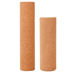 10*45cm Solid Cork Yoga Massage Column Muscle Relaxation Leg Slimming Roller Fitness Training