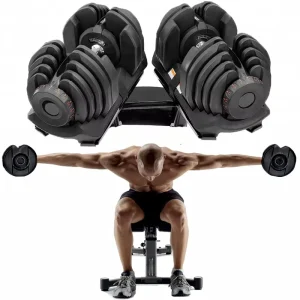10-90lb Dumbbell Weight Set for Gym and Fitness