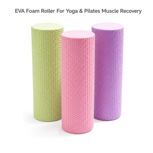 10 cm High-Density EVA Foam Roller for Pilates, Yoga, Fitness, and Back Massage