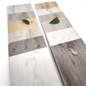 100% Luxury Vinyl Rigid Core Kids Protect Waterproof Vinyl Planks SPC Flooring with IXPE Pad for Home Office Hotel Decoration
