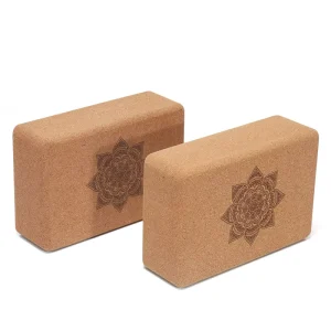100% Natural Cork Yoga Block for Yoga and Pilates
