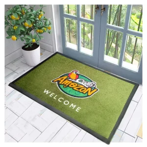100% Nylon Doormat with Heavy-Duty Rubber Backing Front Welcome Entrance Door Mat for Indoor Outdoor