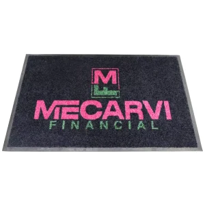 100% Nylon Doormat with Heavy-Duty Rubber Backing for Indoor and Outdoor Use