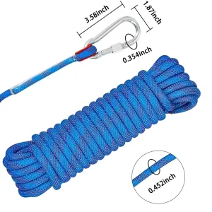 100% Nylon Rope Outdoor Sport 8mm 10mm 12mm 14mm Rope Climbing Static Climbing Rope