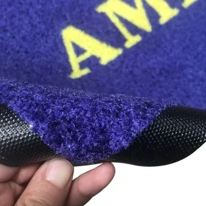 100% Nylon Washable Rubber-Backed Entrance Door Mat, Modern Style for Home Hotel Office