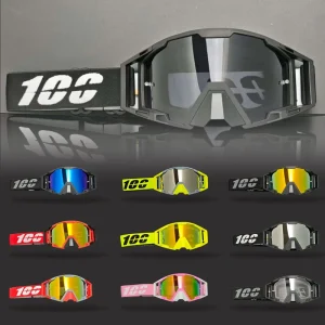 100LK MX Sports Goggles Lightweight Aerodynamic UV400 Protection Replaceable Lenses for Outdoor Sports