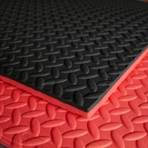 100x100cm Five-Line EVA Foam Gym Mat Waterproof Non-Slip Shock-Absorbing Interlocking Tiles High Density