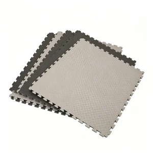 100x100cm Five Line EVA Foam Gym Mat Waterproof Non Slip Shock Absorbing Thick Interlocking Tiles Factory