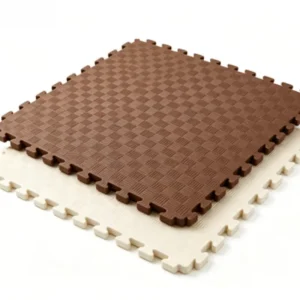 100x100cm Five Line EVA Foam Gym Mat for University Dorms and Apartments Non-Slip Waterproof Shock-Absorbing Factory