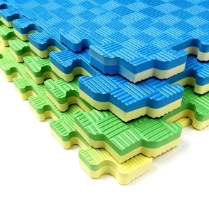 100x100cm Five Line EVA Foam Mat Boxing Sparring Kung Fu Martial Arts Mat Non Slip Shock Absorbing High Density