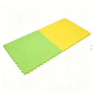 100x100cm Five Line EVA Foam Mat Gym Floor Flooring Non-Slip Waterproof Shock Absorbing Interlocking Tiles