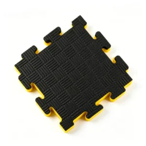 100x100cm Five Line EVA Foam Mat Interlocking Gym Floor Tiles Non Slip Shock Absorption High Density OEM Factory