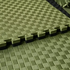 100x100cm Five Line EVA Foam Mat Non-Slip Waterproof Gym Floor Mat Shock Absorption Interlocking High Density Factory