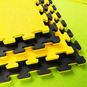 100x100cm Five Line EVA Foam Mat Waterproof Non-Slip Interlocking Gym Floor Tiles Shock Absorbing High Density Factory