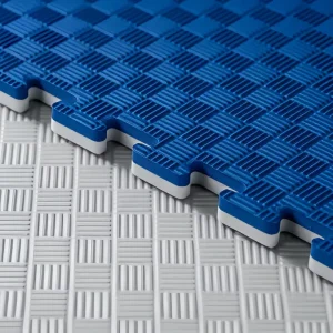 100x100cm Five Line EVA Foam Mat Waterproof Non-Slip Shock-Absorbing Interlocking Gym Floor Tiles OEM