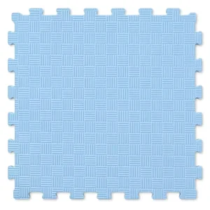 100x100cm Five Line EVA Foam Wrestling and Gymnastics Floor Mat Non-Slip Shock-Absorbing High-Density Tiles