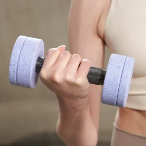 10KG Adjustable Dumbbells Stainless Steel and Silicone Anti-Slip