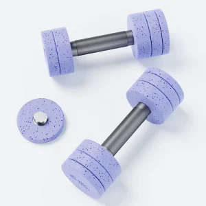 10KG Adjustable Dumbbells Stainless Steel and Silicone Anti-Slip
