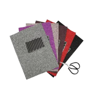 10mm Thick Custom PVC Car Floor Mats Full Set Modern Colored Heavy Duty Loop Pile Waterproof Anti Slip