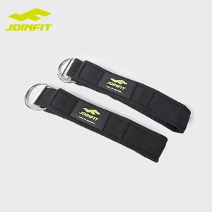 11 Pcs Rubber Stackable Resistance Bands with Leg Ankle Straps for Cable Machines Black