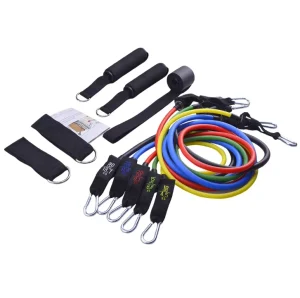 11-Piece Muscle Strength Training Resistance Band Set with Pull Rope