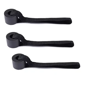 11 piece Black Fitness Door Anchor Kit Foam padded Door Clamps Resistance Bands Instant Noodle PP Material