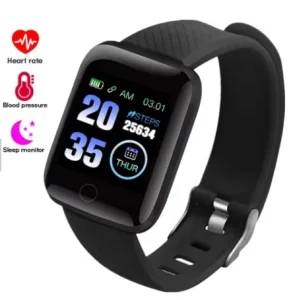 116Plus Sports Smart Watch for Men and Women Waterproof Fitness Bracelet for Android Mobile Phones