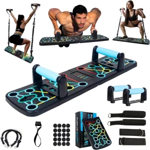 11-Piece Multi-Functional Folding Abdominal and Chest Training Board