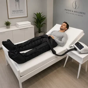 12-Chamber Pressotherapy Machine with Air Compression Legs, Lymphatic Drainage Massage Device, Recovery Boots