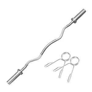 1200mm Curl Barbell Bar, 50mm Diameter, Weight Plate Bar Set