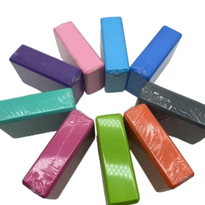 120g High-Density EVA Pilates Yoga Block Set, Eco-Friendly, 3 x 6 x 9 Inch, Adult and Kids, Logo Customized