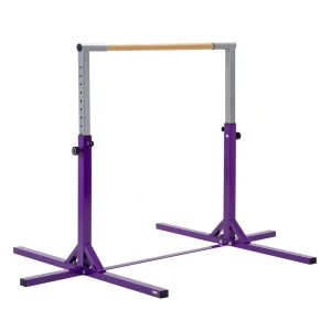 130cm Adjustable Stainless Steel Pommel Horse for Kids Gymnastics Training
