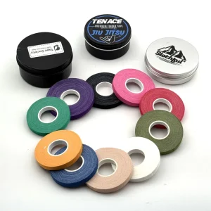 14 Colors BJJ Finger Tape Custom Cotton Easy Tear Athletic Zinc Oxide Strong Adhesive Jiu Jitsu Climbing
