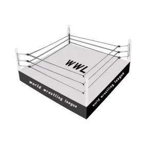 14 x 14 ft Small Steel Boxing and Wrestling Ring, Competition MMA Standard