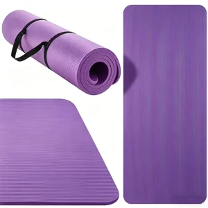 15/10/8mm Yoga Mat Strap for Men & Women Non Slip Exercise Mat for Home Yoga Pilates Stretching Floor & Fitness Workouts