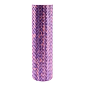 15 cm x 60 cm High-Density Medium Firmness EVA Foam Roller Purple Solid Muscle Massager for Yoga and Pilates Fitness