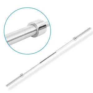 15 kg 1000lb Silver Chrome Fitness Exercise Equipment 25mm Bodybuilding Weightlifting Black Gym Weight Lifting Women Barbell Bar