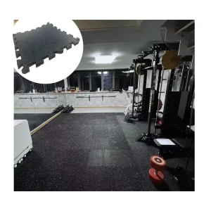 15 mm/20 mm Interlocking Rubber Gym Floor Tiles