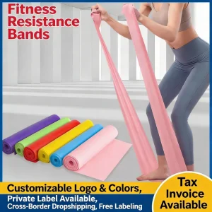150 cm TPE Elastic Yoga Pilates Resistance Band for Home Gym Training