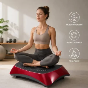 150 kg High-Capacity Vibration Plate with 200 Speed Levels, 150 W Motor, Portable ABS, for Home Gym