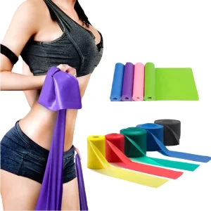 1500*150mm Fitness Exercise TPE Resistance Bands for Ballet Yoga Stretch